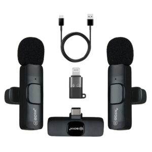 Boya BY-MW3 Dual Wireless Microphone with C-type & IOS